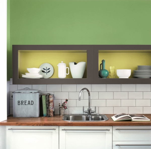 Стильные зеленые оттенки для дизайна кухни