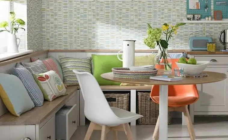 Какого цвета обои выбрать для кухни: приемы стильного преображения интерьера
